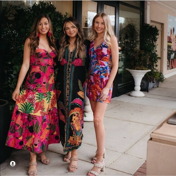 🥭 Farm Rio Cool Leopards Button-Front Maxi Dress - Picture 11 of 15